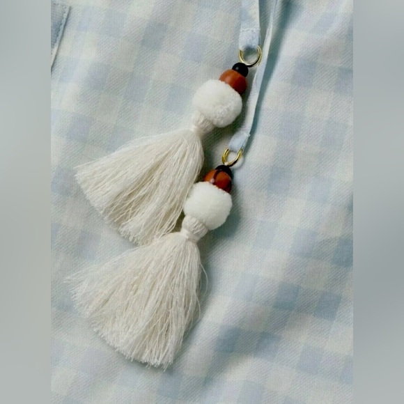 TORY BURCH TUNIC DRESS SWIM BLUE
GINGHAM Size XS - Picture 5 of 16